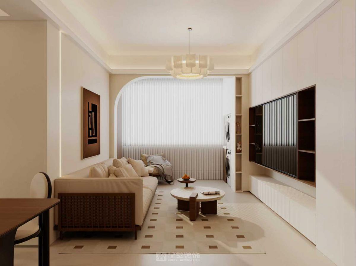 不張揚的奶油調(diào)，搭配恰到好處的暖，家就該是這般溫柔的模樣